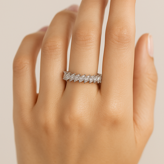 Dazzling Marquise Diamond Eternity Ring for Women