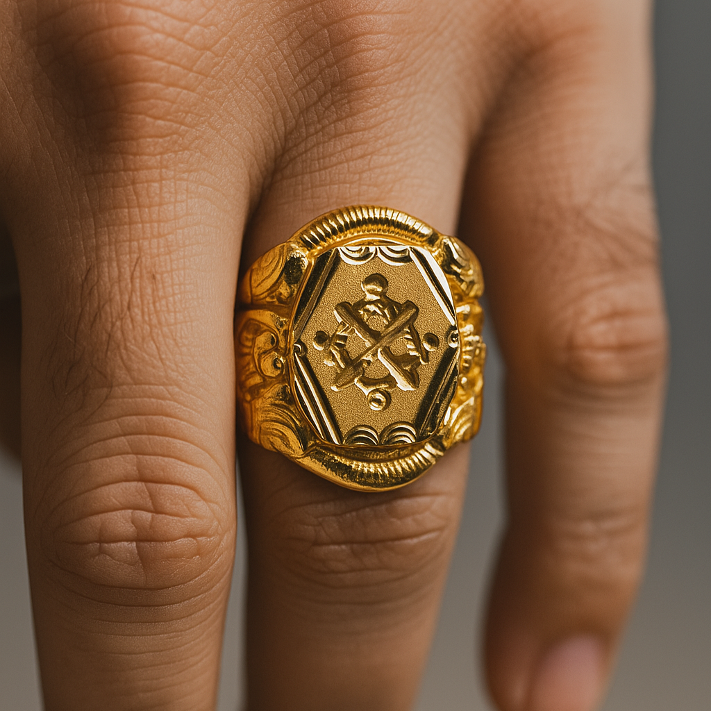 Gentlemen's Draft Classic Gold Men's Wedding Ring