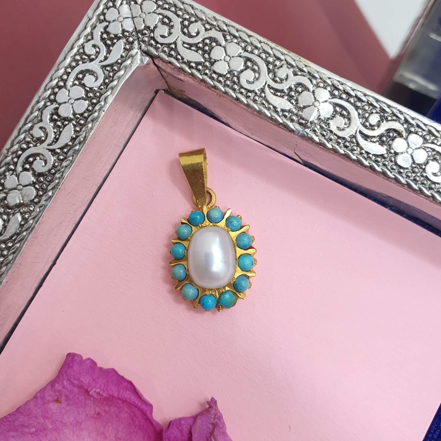 Adelle Fancy Gold Pendant