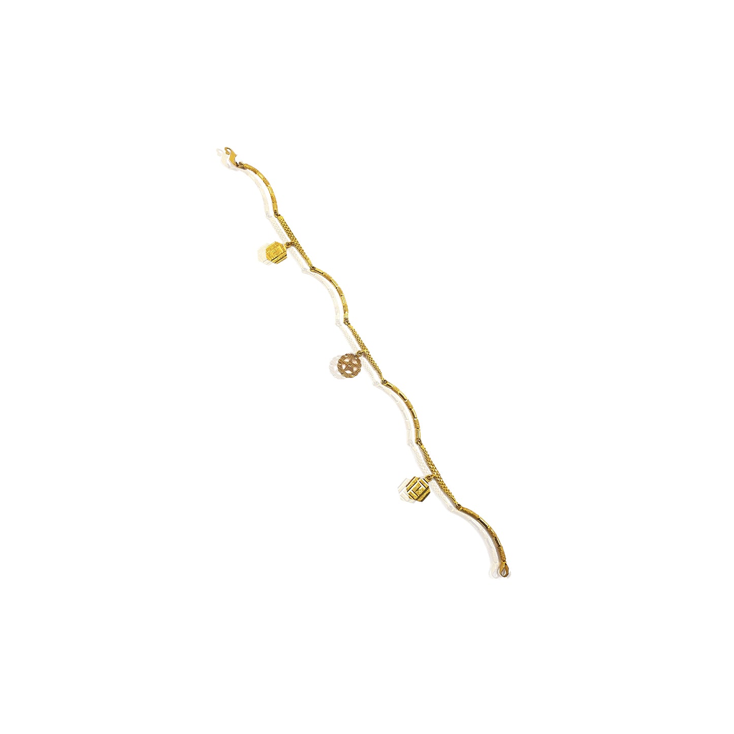 Aahana Gold Charm Bracelet
