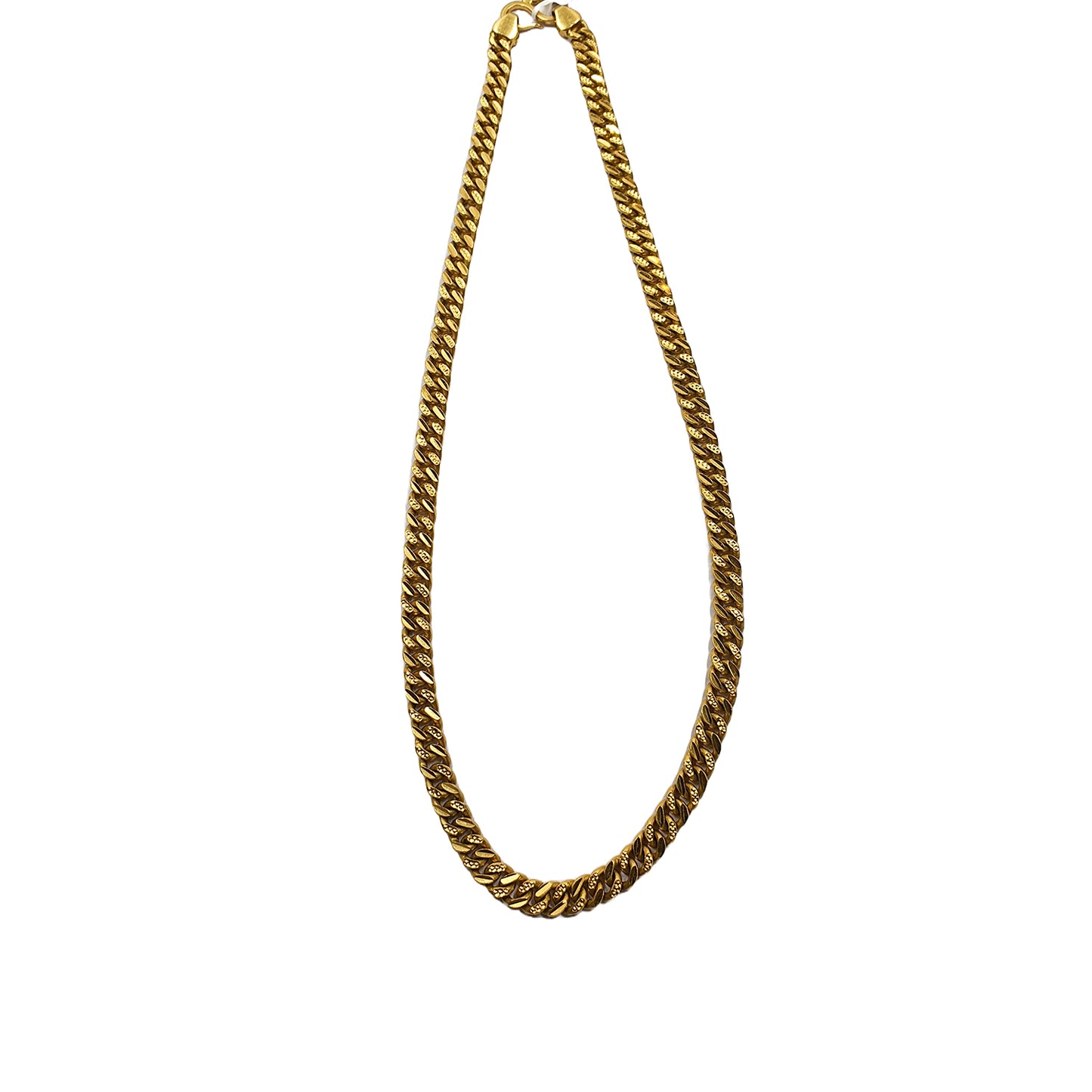 Gentlemen's Draft Men’s 22K Yellow Gold Chain in Heavy Twist Design