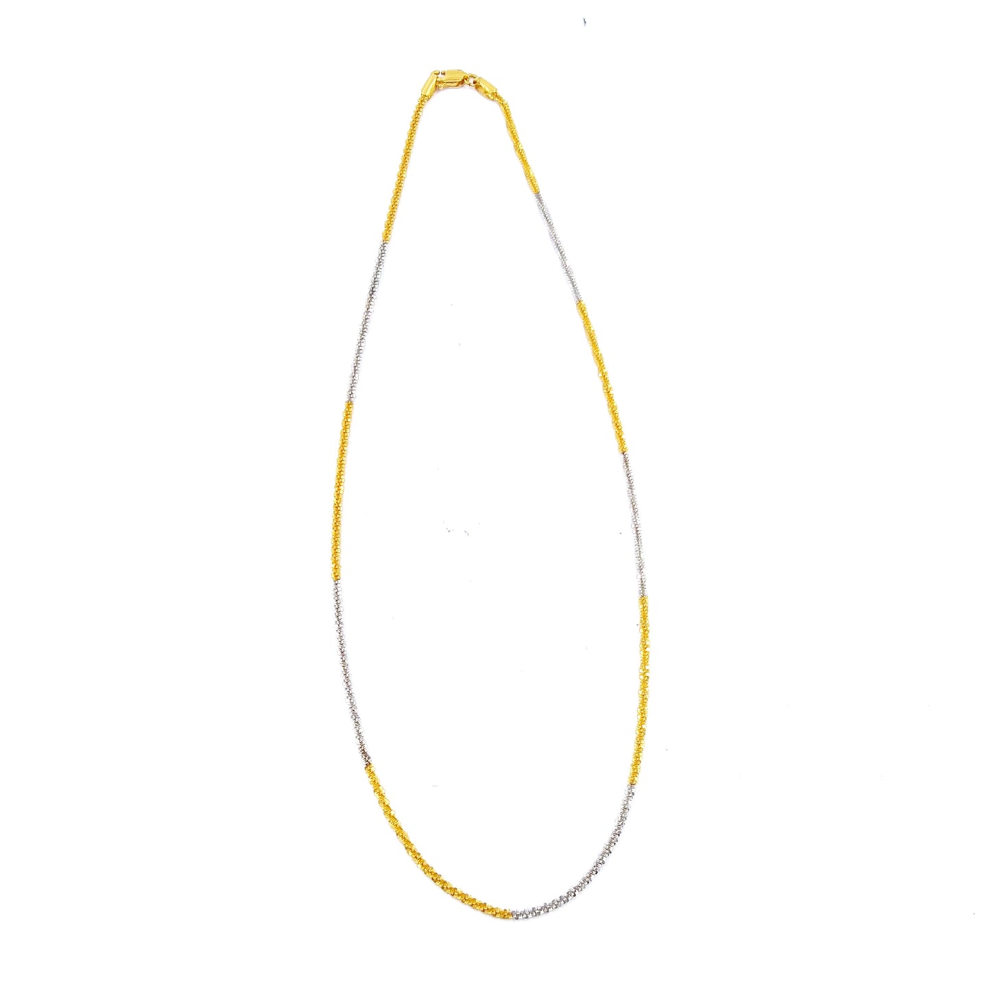 Elegant Dual-Tone Gold Chain