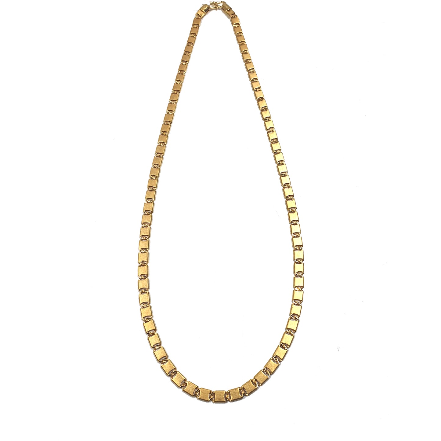 Gentlemen's Draft Classic Gents Chain in 22K Gold – Textured Box Pattern Links