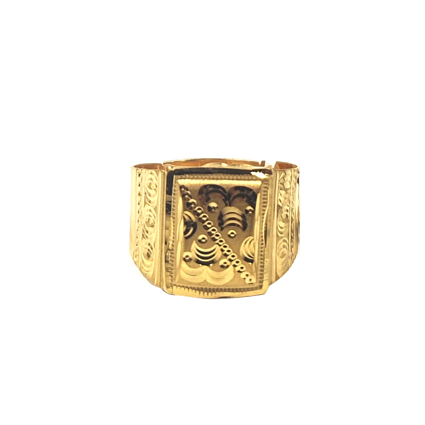 Classic Minimalist Gold Ring for Men