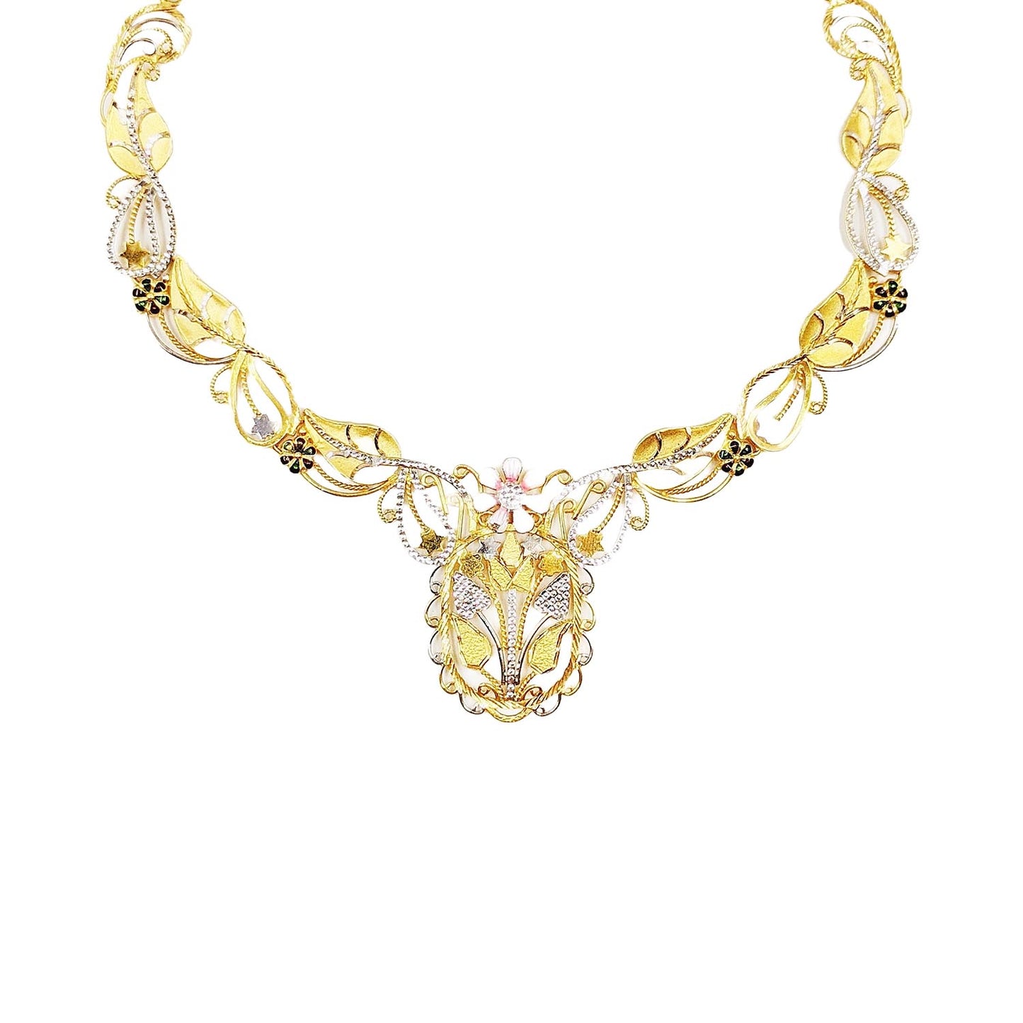 Jiya Gold Necklace