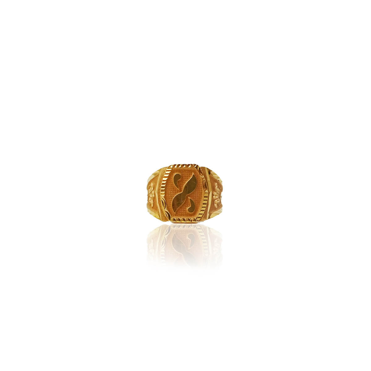 Gentlemen's Draft Beauvais Mens Gold Ring