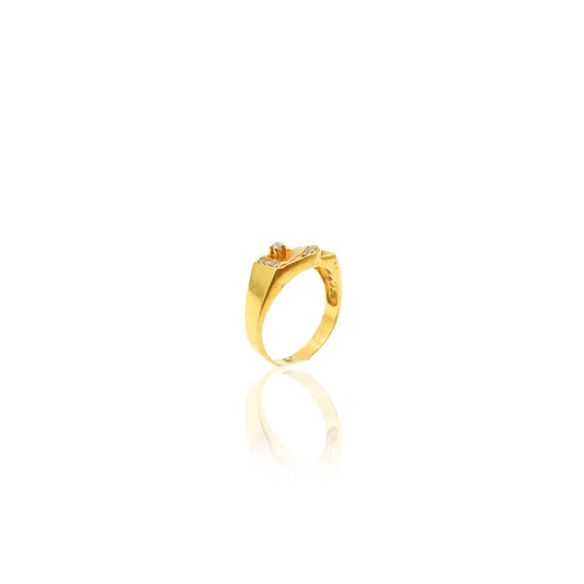 Gentlemen's Draft Beaufort Mens Gold Ring