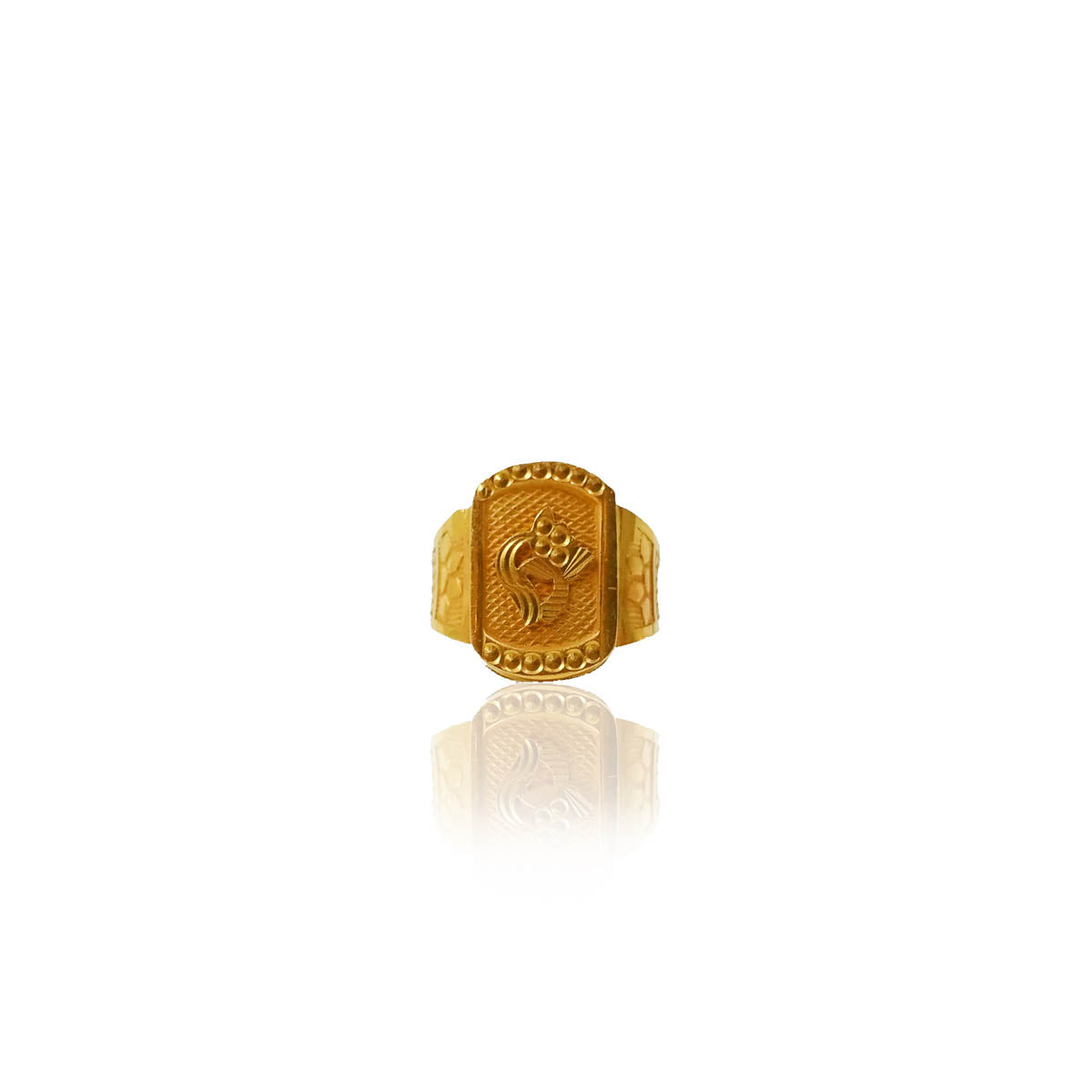 Gentlemen's Draft Baylee Mens Gold Ring