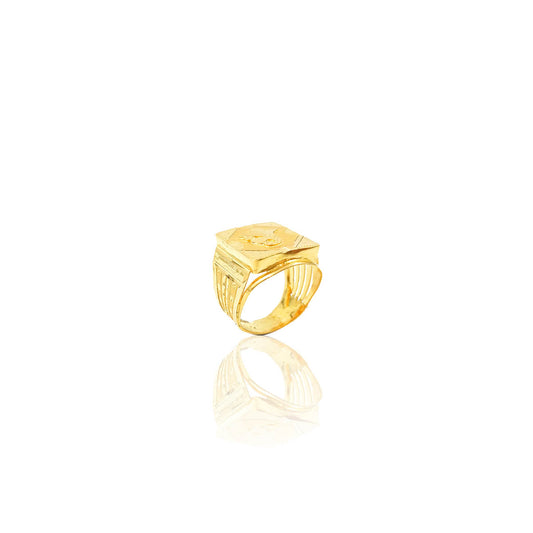 Gentlemen's Draft Azura Mens Gold Ring