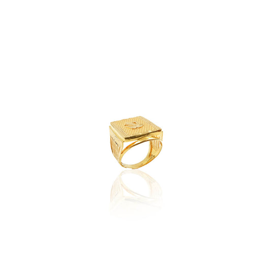 Gentlemen's Draft Avice Mens Gold Ring