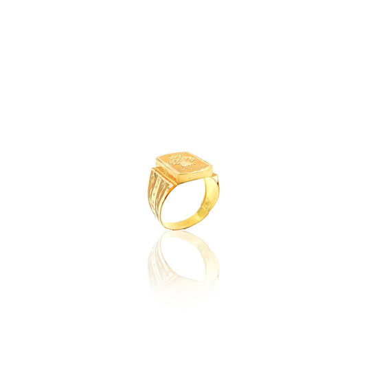 Gentlemen's Draft Avent Mens Gold Ring