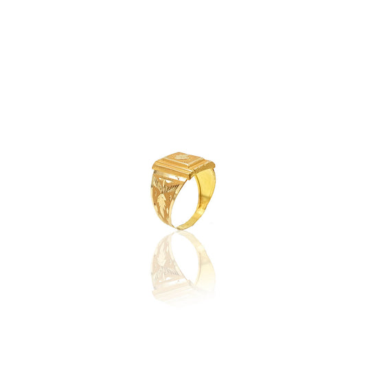 Gentlemen's Draft Avenil Mens Gold Ring