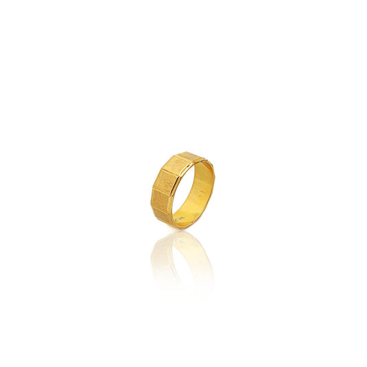 Gentlemen's Draft Adelaide Gold Plain Bands Ring