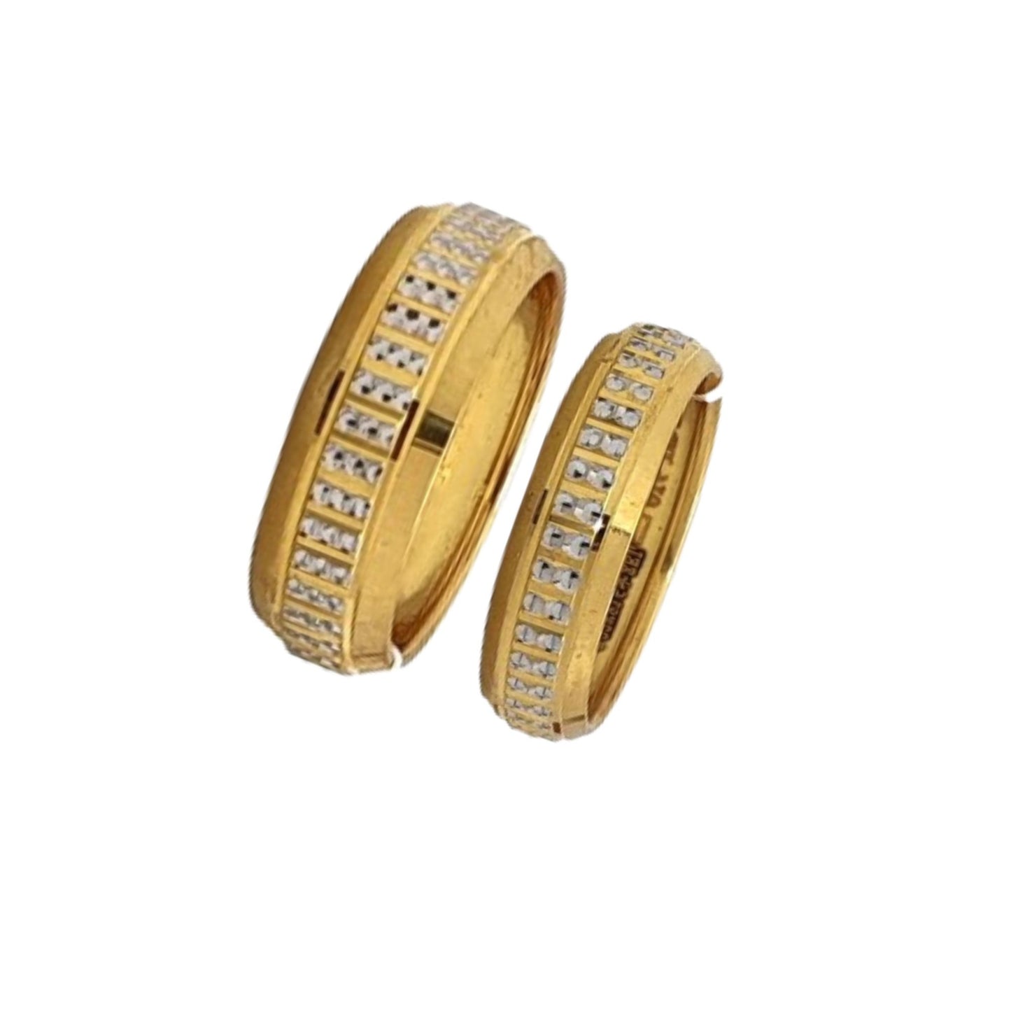 Timeless Elegance: Gold Couple Band Rings for Forever Love