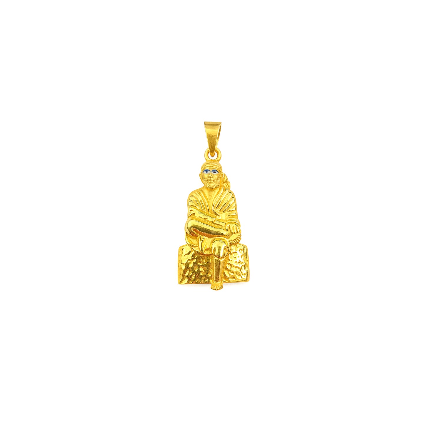 Gentlemen's Draft Sai Baba Men's Gold Pendant in 22K