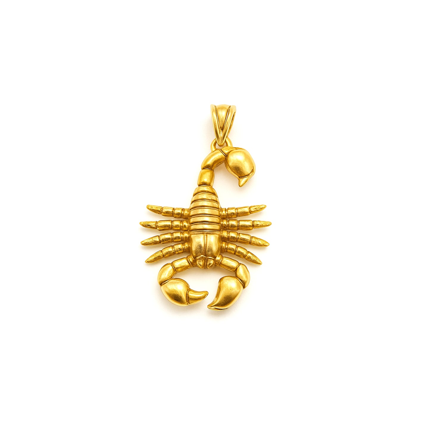 Gentlemen's Draft Fierce Scorpion Pendant in 22K Gold for Men – Without Chain