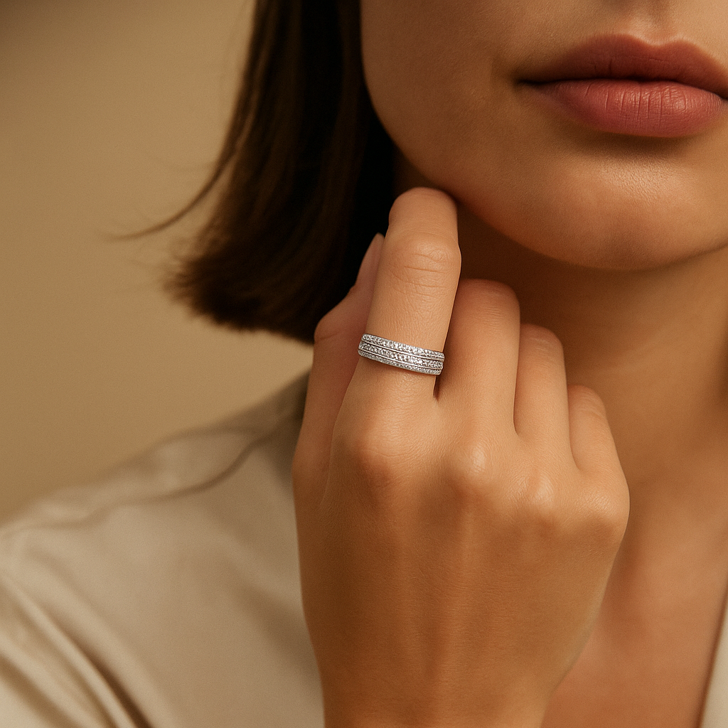 Leola Superior Diamond Band Ring