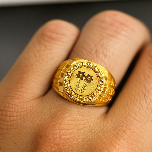 Gentlemen's Draft Exclusive Handcrafted Gold Rings for Men