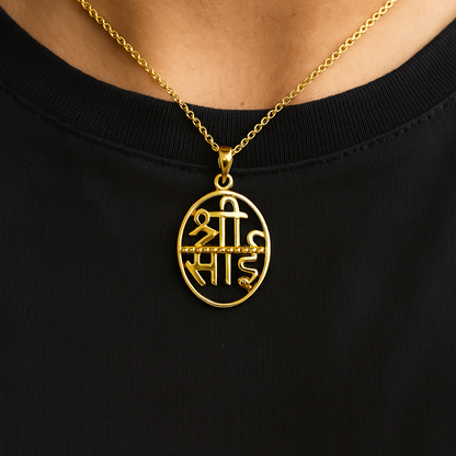 Gentlemen's Draft Spiritual Shree Sai Gold Pendant for Men