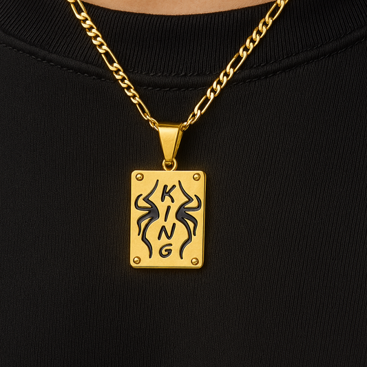Tribal Style Gold Pendant for Men – KING Design