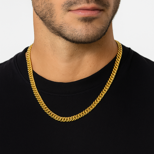 Gentlemen's Draft Men’s 22K Yellow Gold Chain in Heavy Twist Design