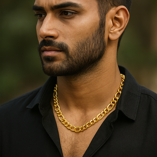 Gentlemen's Draft Men’s Statement Chain in 22K Gold