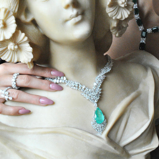 Aurelia Emerald Pendant Necklace