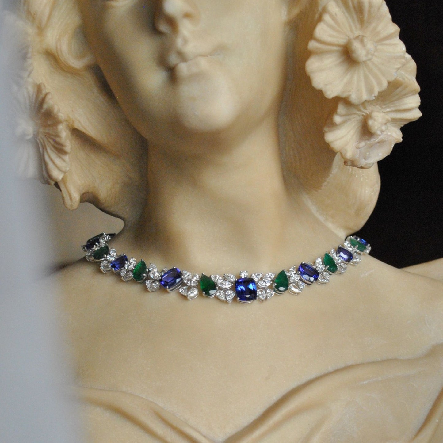 Azure Bloom Necklace