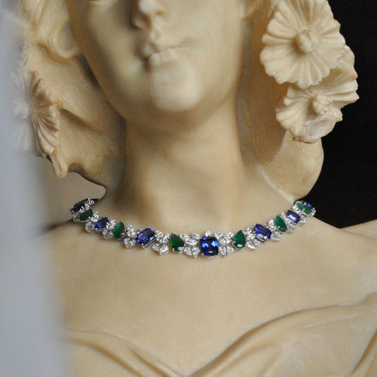 Azure Bloom Necklace