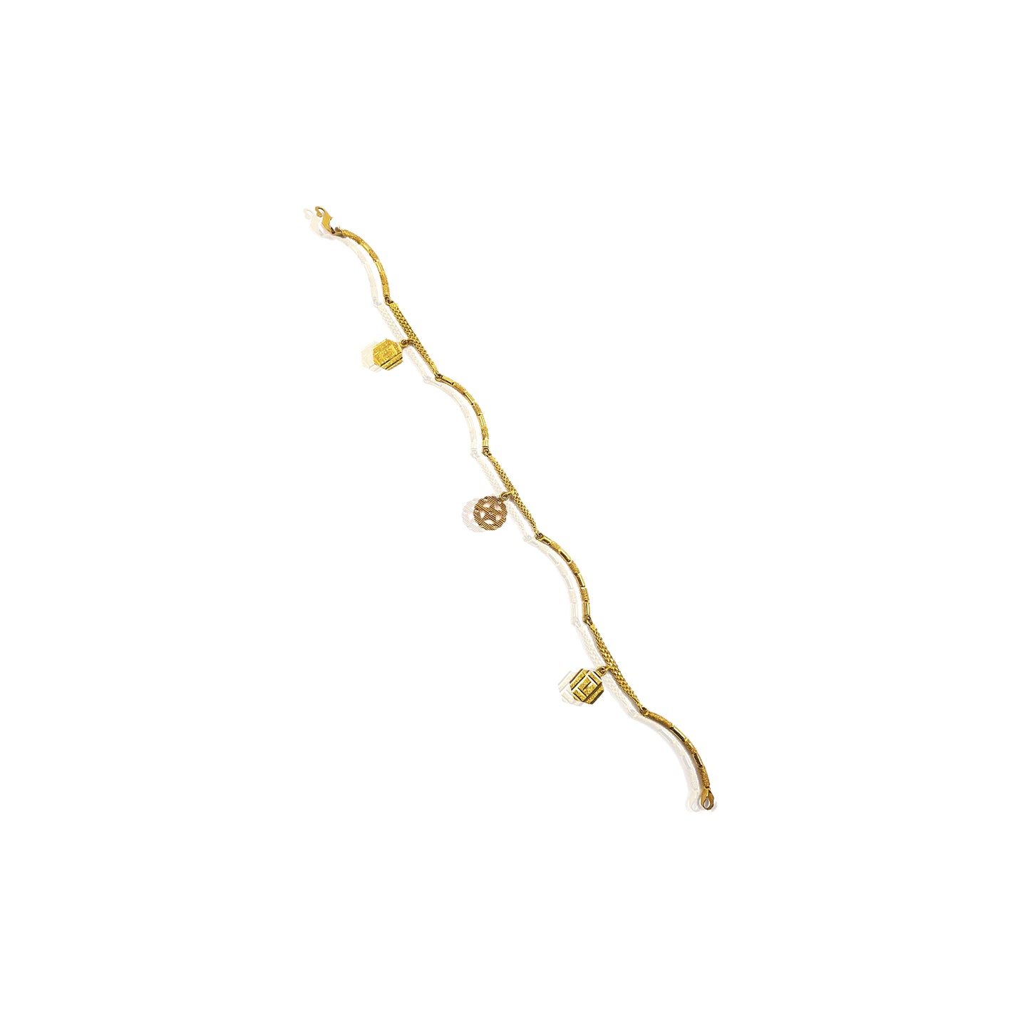 Aahana Gold Charm Bracelet