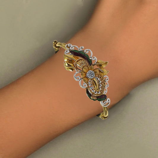 Alankrita Magnificent Gold Bracelet