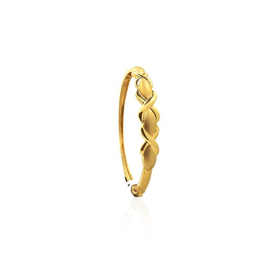 Overlap Gold Bracelet