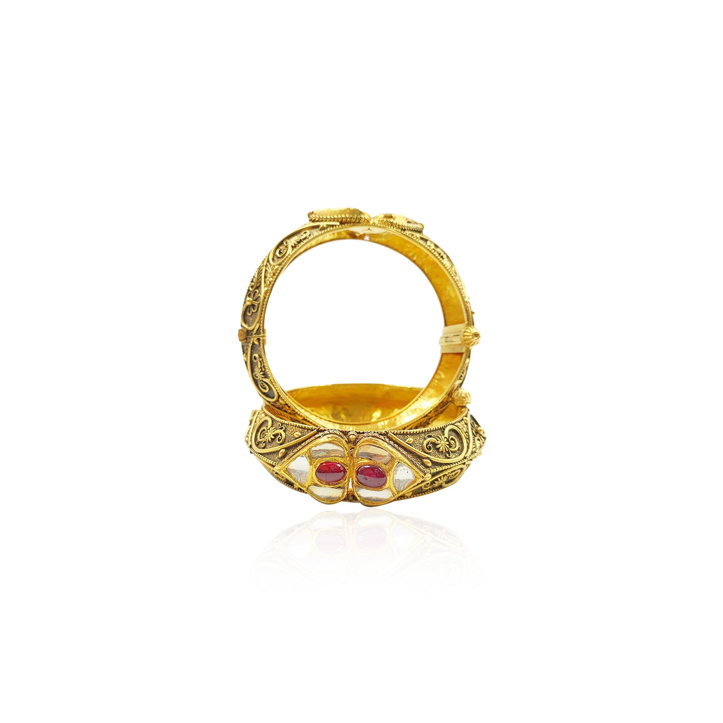 Damiana Antique Gold Bangles