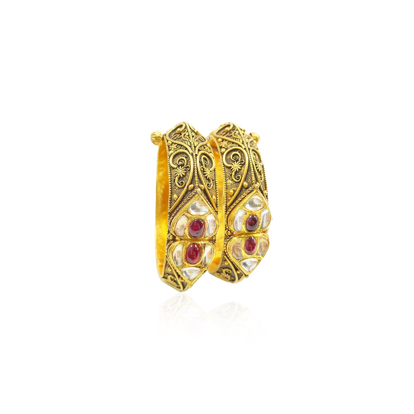 Damiana Antique Gold Bangles