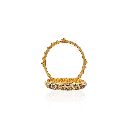 Coretta Antique Gold Bangles