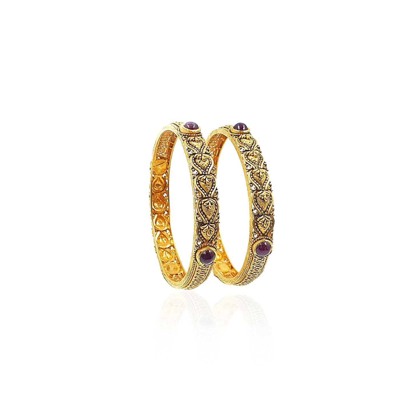 Coretta Antique Gold Bangles