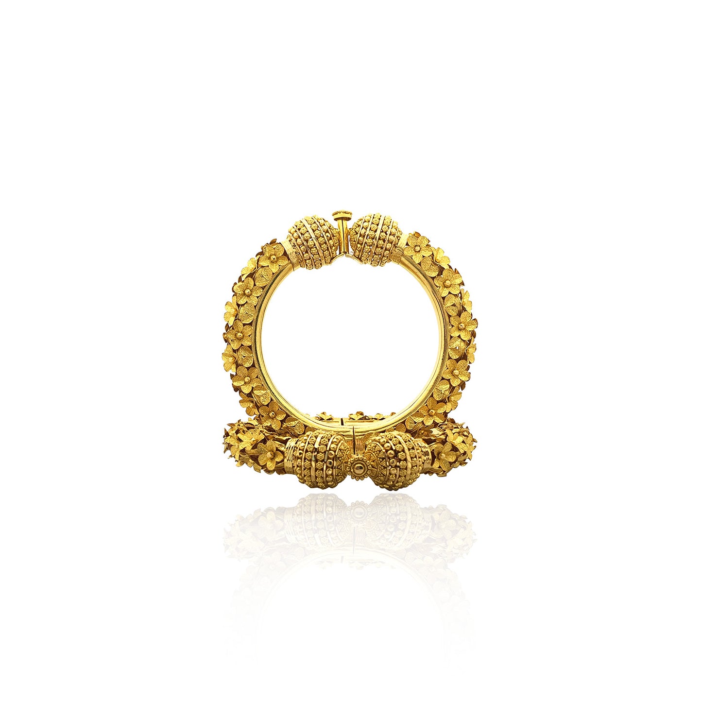 Chittarupa Expensive Blossom Gold Bangles