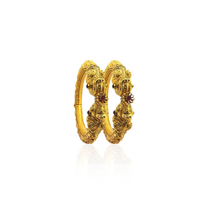 Awiraap Expensive Antique Gold Bangles