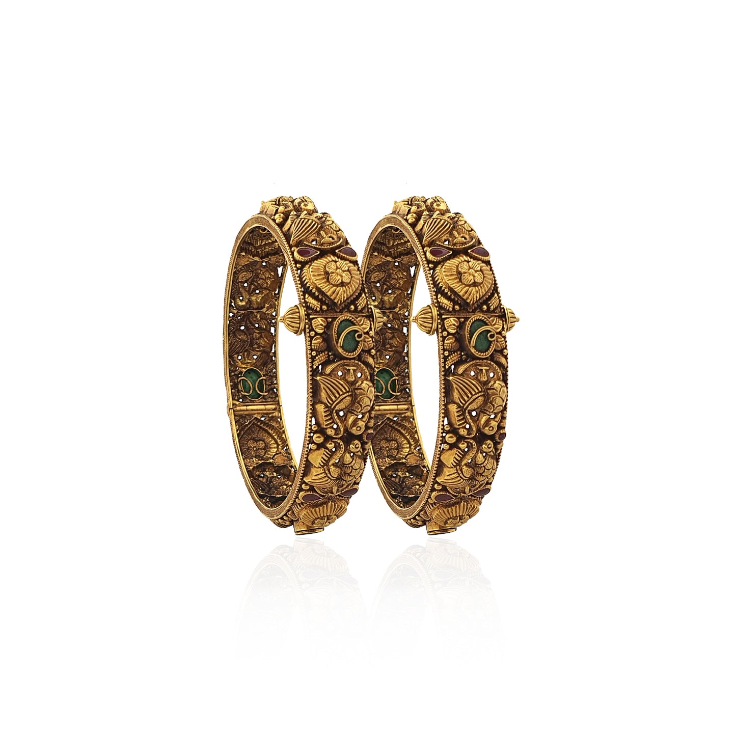 Akshata Antique Gold Bangles