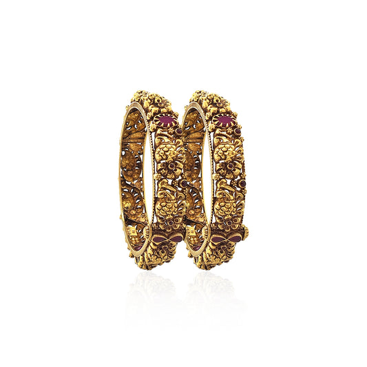 Akshi Antique Gold Bangles