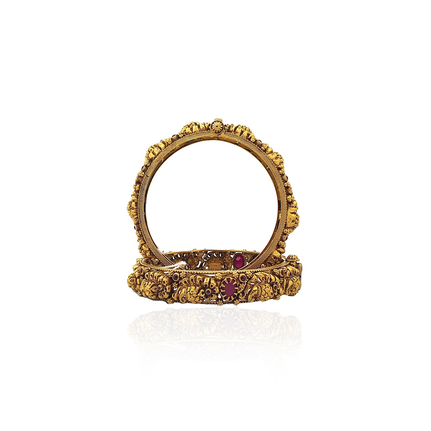 Akshi Antique Gold Bangles