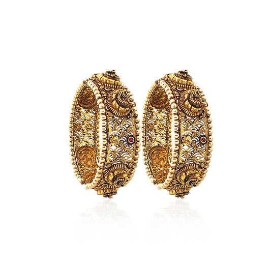 Aakriti Antique Gold Bangles