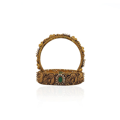 Aghanashini Antique Gold Bangles