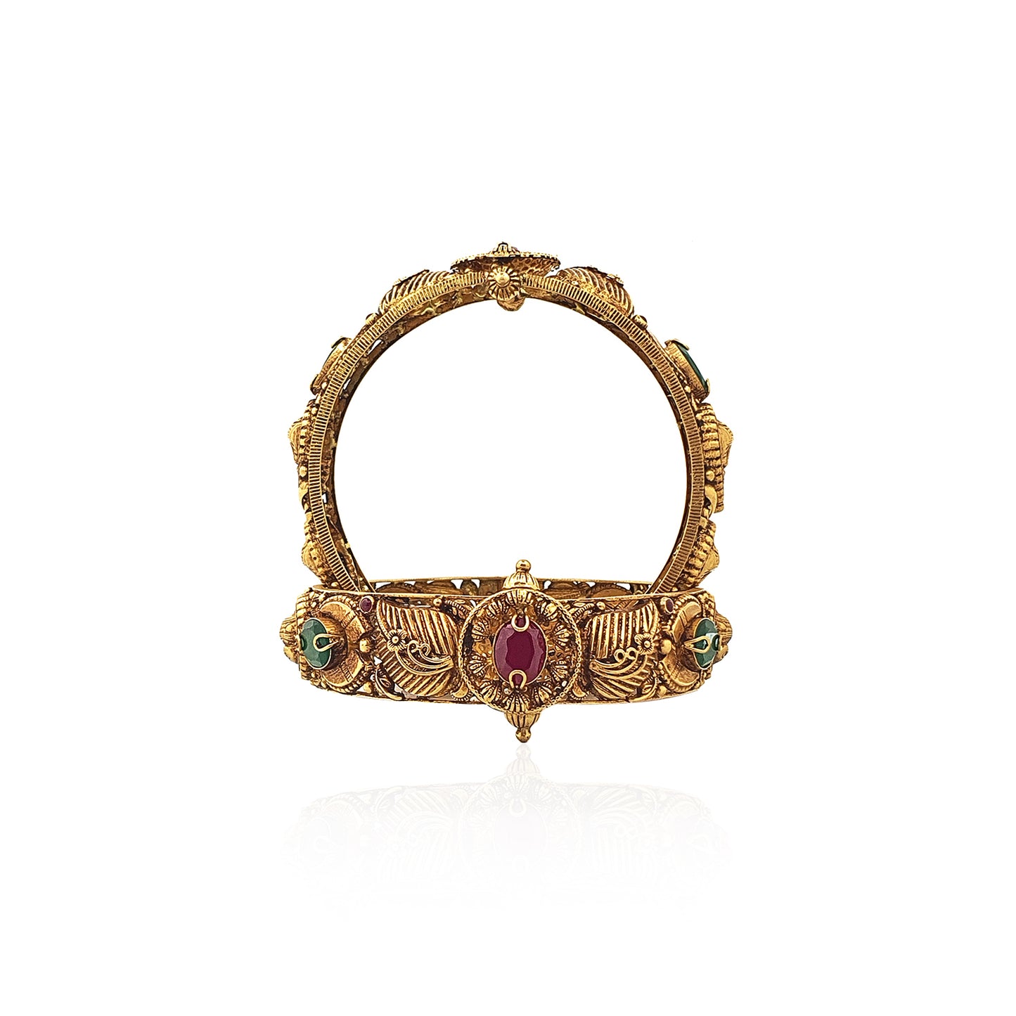 Aishwarya Antique Gold Bangles