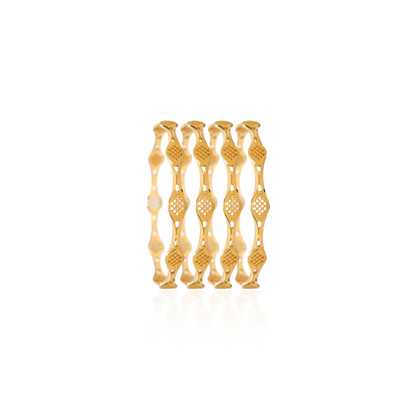 Ashakiran Love Thyself! Gold Bangles