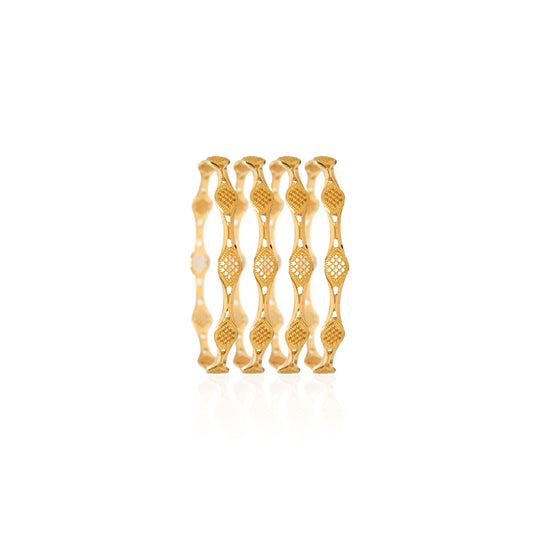 Ashakiran Love Thyself! Gold Bangles