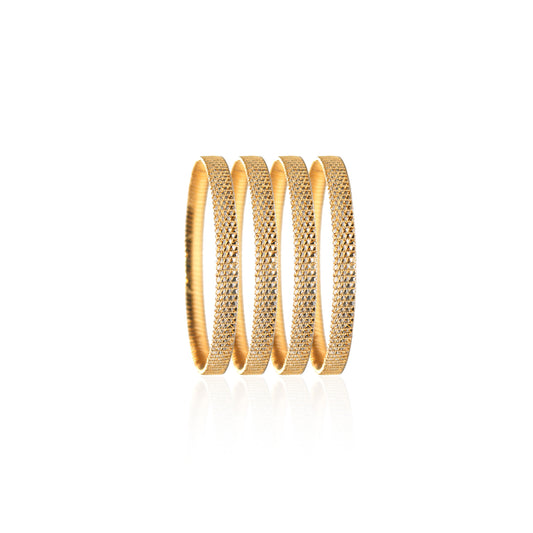 Aryahi Exquisite Gold Bangles