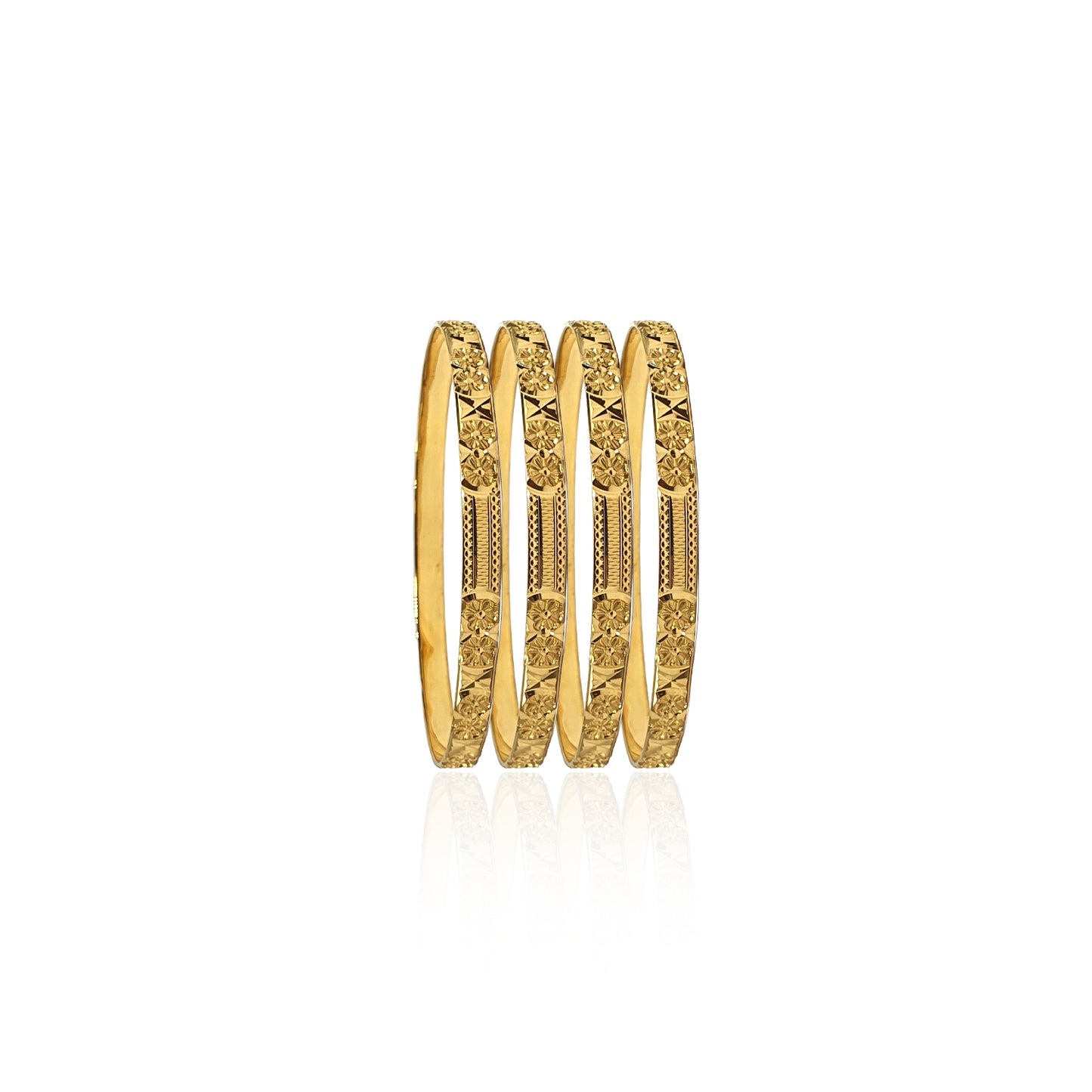 Arkita Minimalistic Gold Bangles