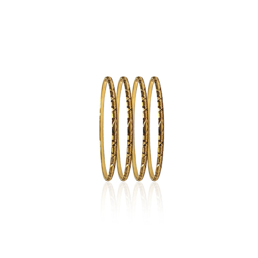 Archisha Slim Gold Bangles