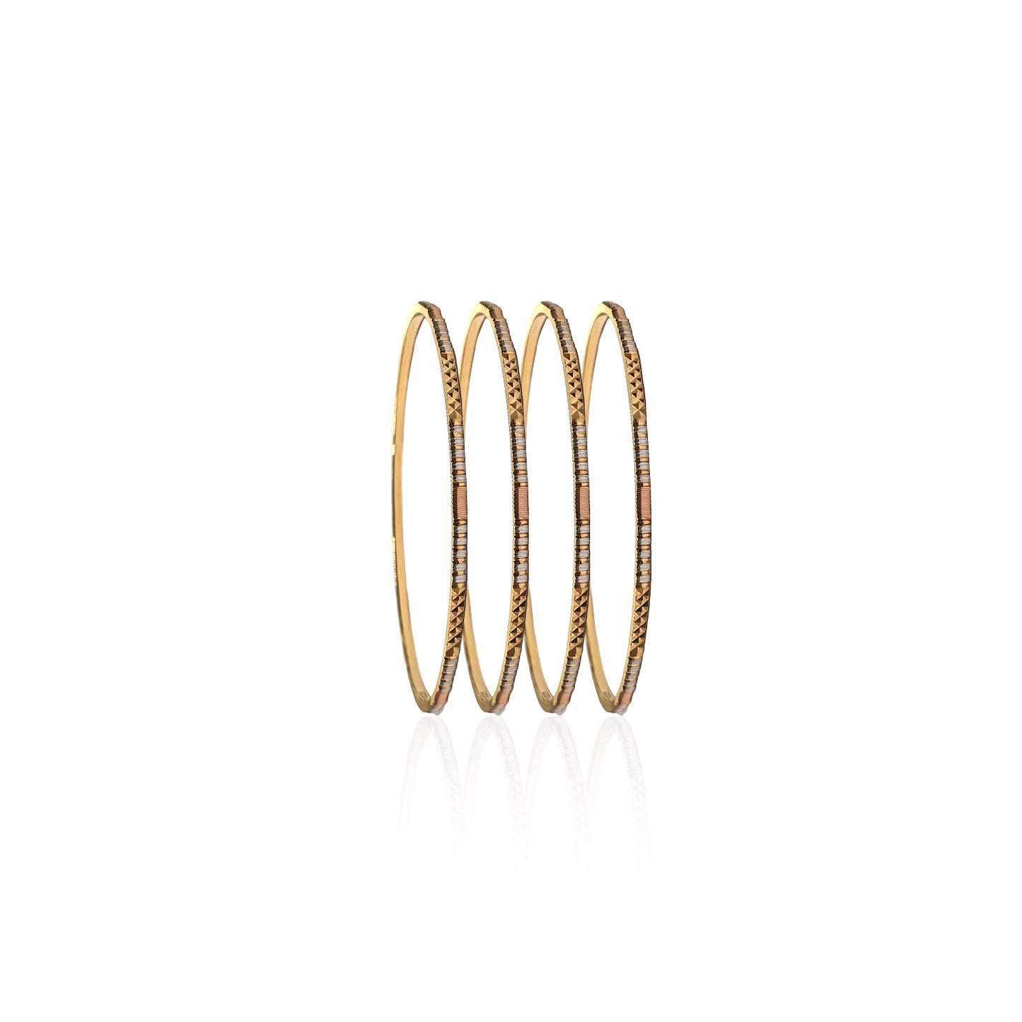 Ashita Light Weight Gold Bangles